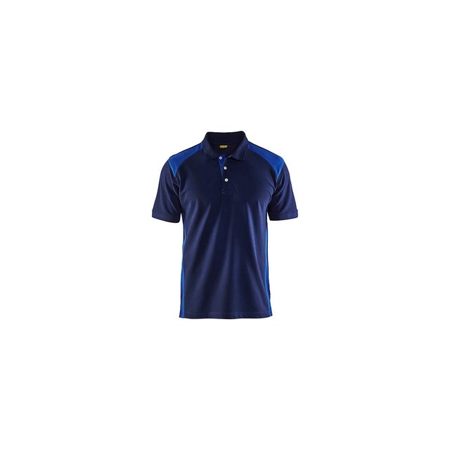 Polo Piqué Marine/Bleu Roi - Blaklader - Taille 2XL