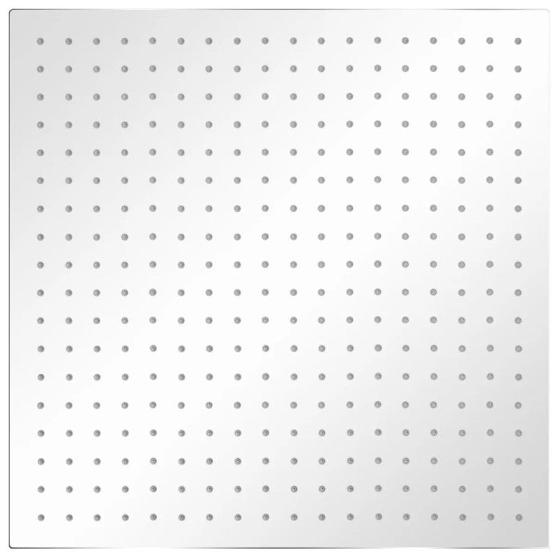 Testa Doccia a Pioggia in Acciaio Inossidabile 50x50cm Quadrata vidaXL - 2