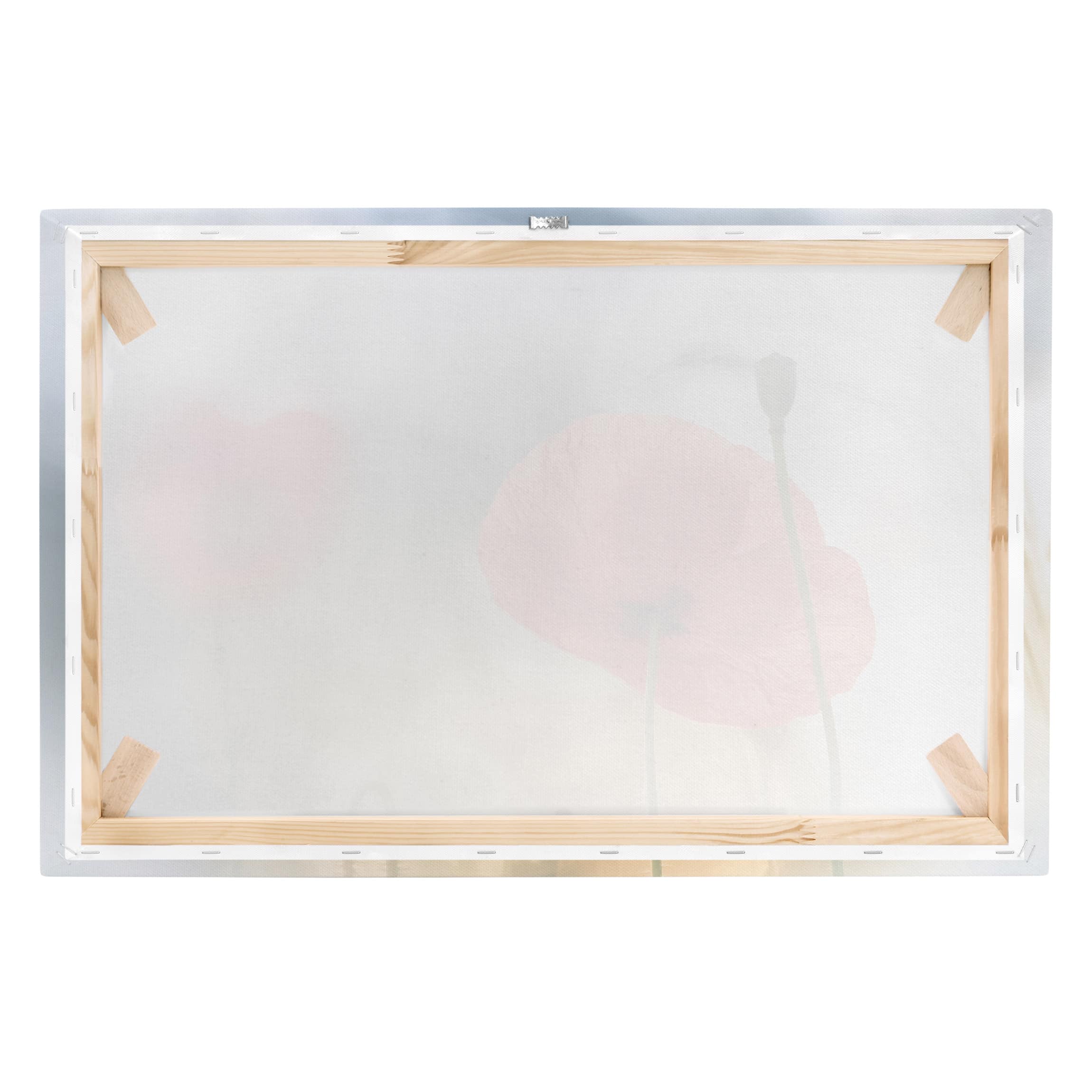 Impression sur toile tableau sur toile châssis rouge botanique fleur coquelicot 218 cuisine chambre à coucher salon couloir 90 x 60 cm - 7