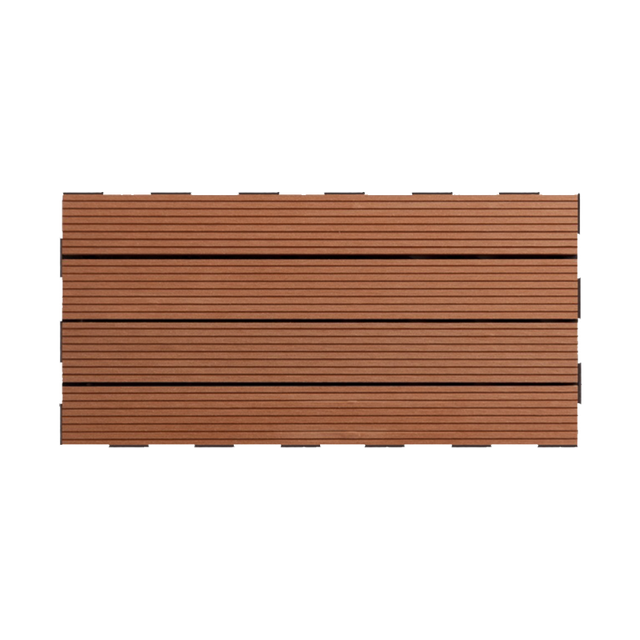 Dalle en composite Snap & Go (lot de 4) - Brun 30 x 60 cm