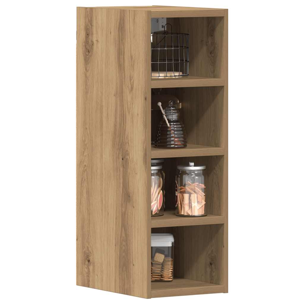 Libreria In Truciolato - Libreria A 3 Ripiani Rovere Artigianale 60x30x60 Cm 93722473