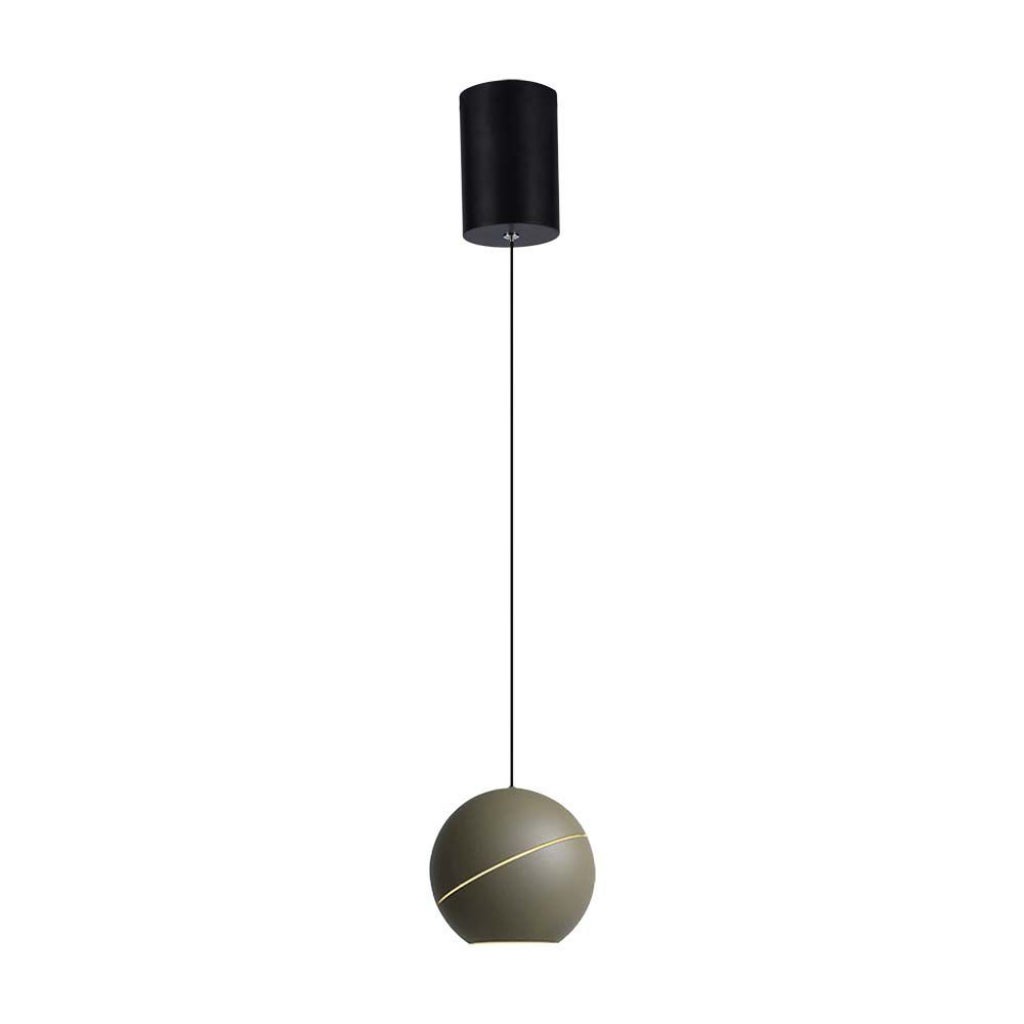 Lampa wisząca LED 8,5 W, w kształcie dzwonka, kolor szampański, metalowa, 12 x 160 cm, regulowana, włączanie/wyłączanie dotykowe, 3000 K
