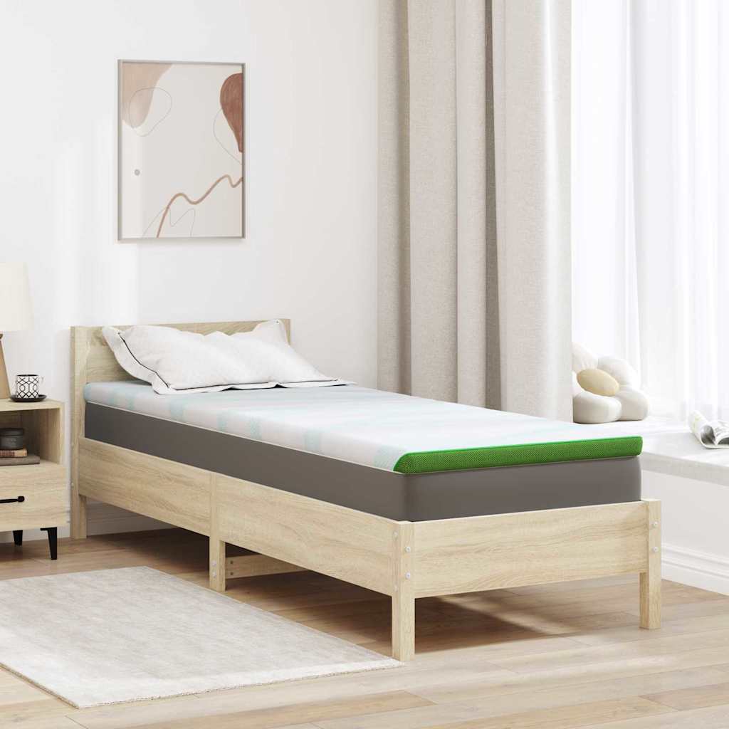 Nakładka na materac Biały i zielony 70 x 200 cm vidaXL