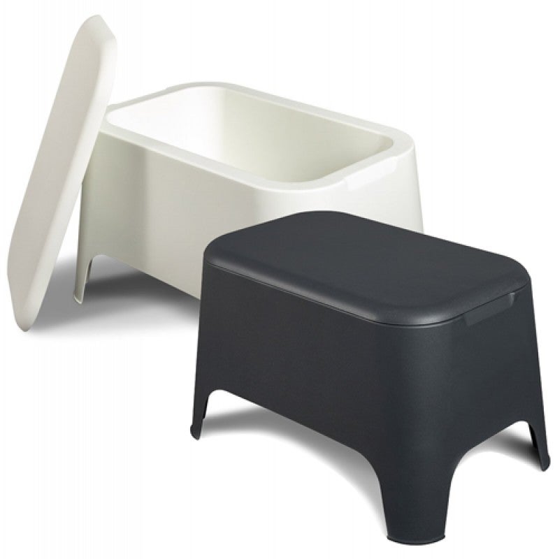 Table basse de jardin extérieure en résine blanche Petra - 10