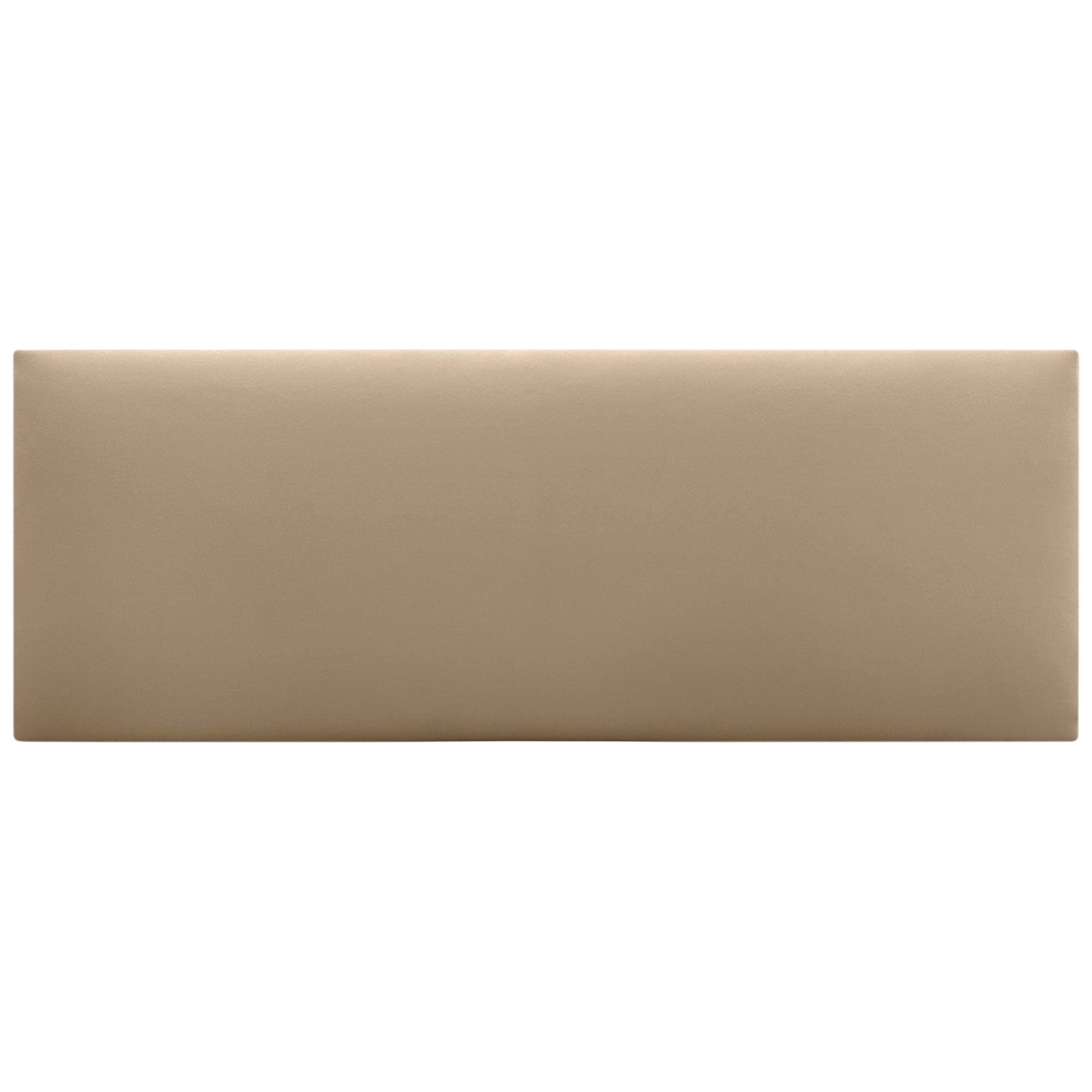 DHOME Cabecero de Polipiel Liso cabeceros Cabezal tapizado Cama (Polipiel Marrón Claro, 135cm (Camas 120/135/140)) - 3