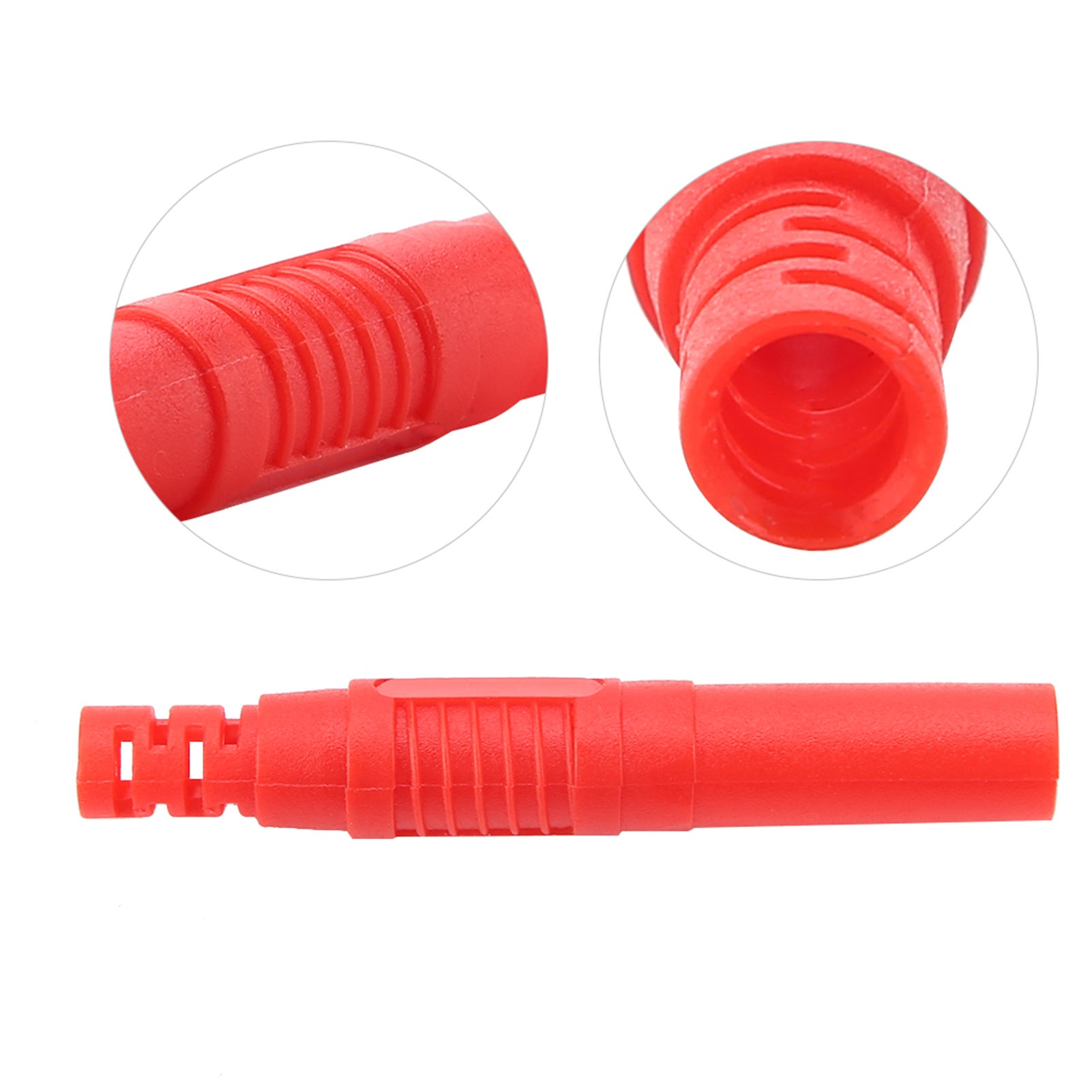 P3013 10 pezzi 4 mm spina a banana nichelato rame fai da te connettore di saldatura - 3