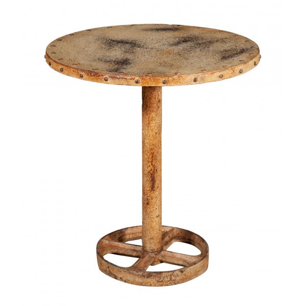 Ensemble artisanal exclusif en métal 4 places une table et quatre chaises terrasse et jardin en fer forgé fait à la main | Leroy Merlin