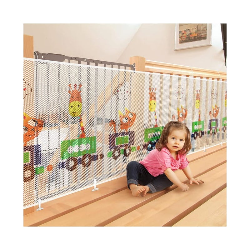 Siatka zabezpieczająca 2m x 79cm dla dzieci i zwierząt domowych, chroniąca przed upadkiem ze schodów i balkonów