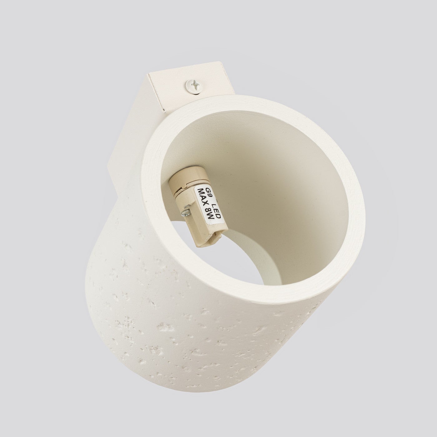 Kinkiet ścienny betonowy ORBIS beżowy 1xG9x15W beton architektoniczny wym:10x10x12cm IP20 Sollux Lighting - 5