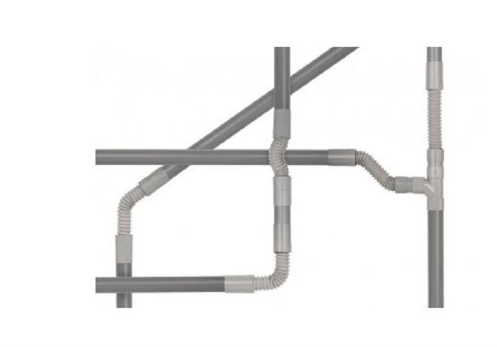 RACCORD extensible MULTICOUDE - Ø 93/100 mm L. 270 à 650 mm - 5