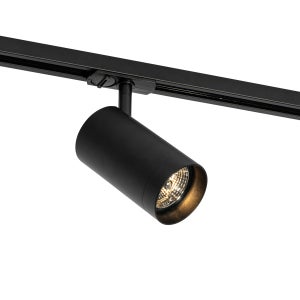 Connecteur En L Pour Rail D’éclairage Monophasé – Noir – Installation Sans Soudure – Pour Spots GU10 – Système Flexible