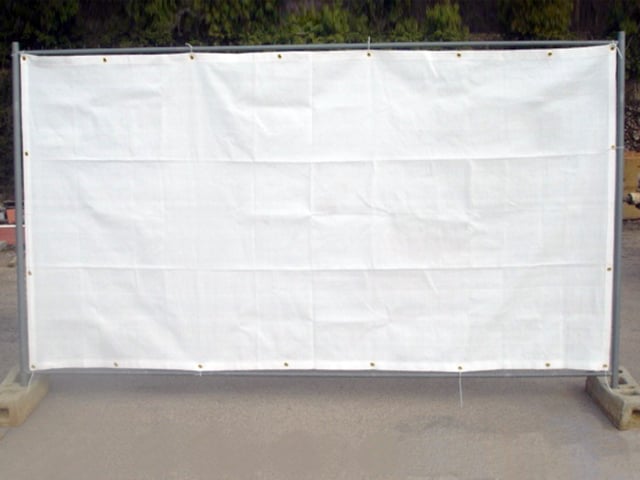 Rete per recinzioni da cantiere 130g/m - 1.76 x 3.41m - Bianco