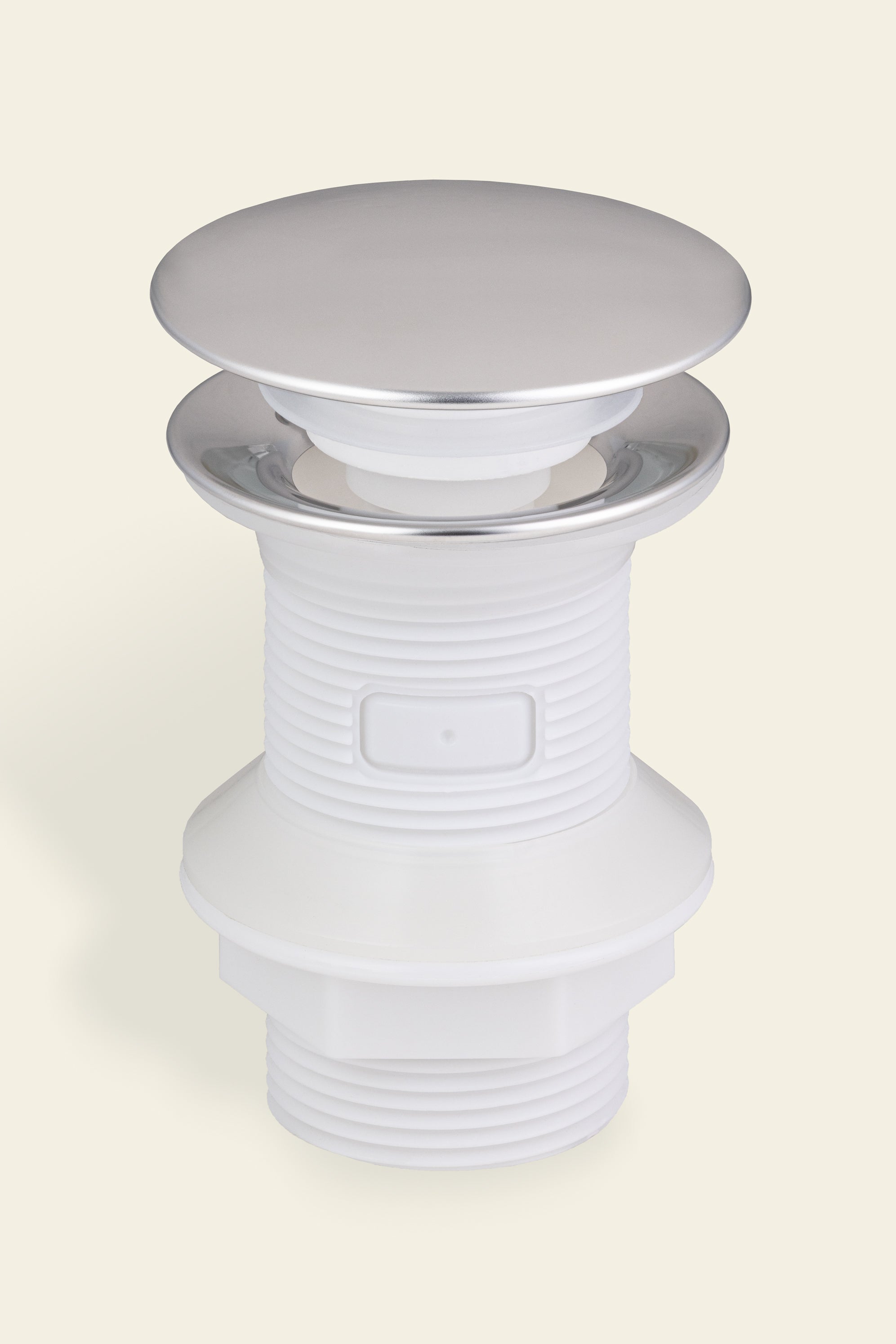 Bonde de lavabo clic clac TINA en ABS clapet en inox chromé BASS - 2
