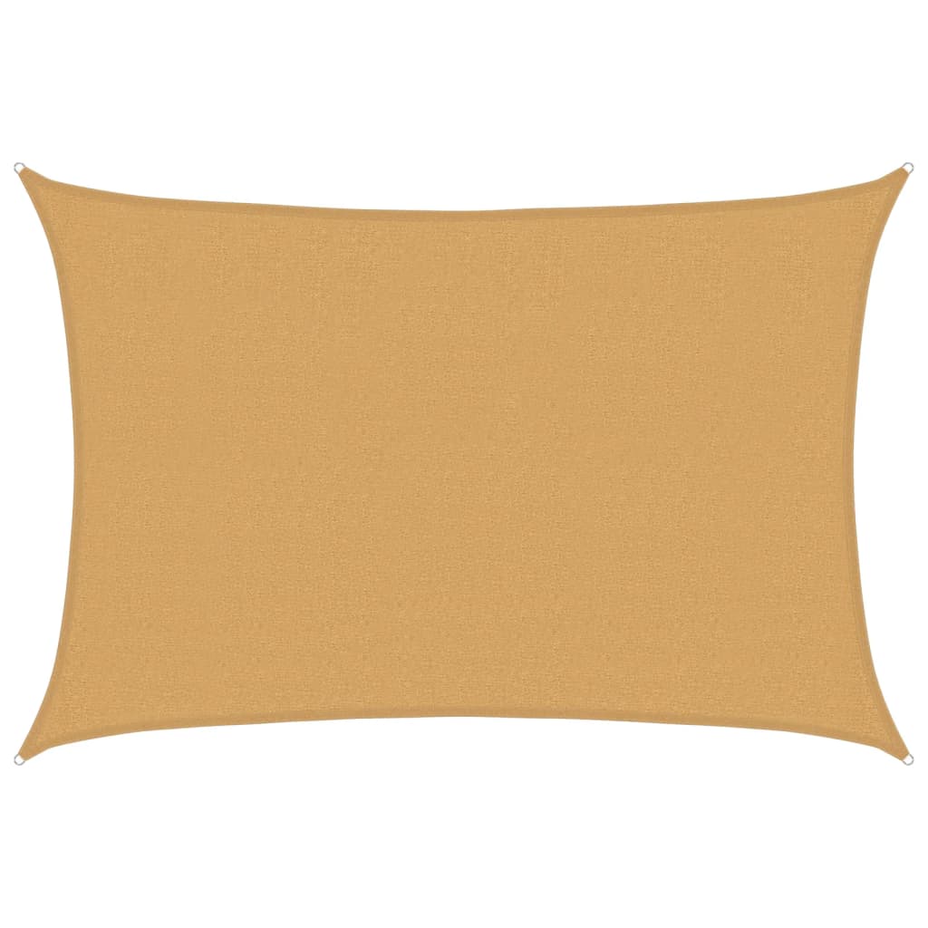 vidaXL Voile d'ombrage 160 g/m² rectangulaire sable 2x4 5 m PEHD - La Poste