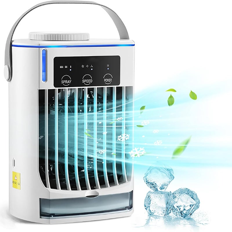 Przenośny klimatyzator, chłodnica powietrza, mały nawilżacz powietrza do sypialni, kampera, biura