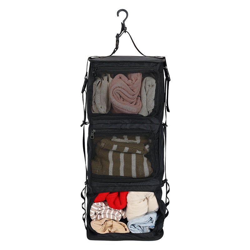System garderoby podróżnej/organizer na ubrania 70 cm x 28 cm x 20 cm | Wiszący organizer podróżny (wszystkie)