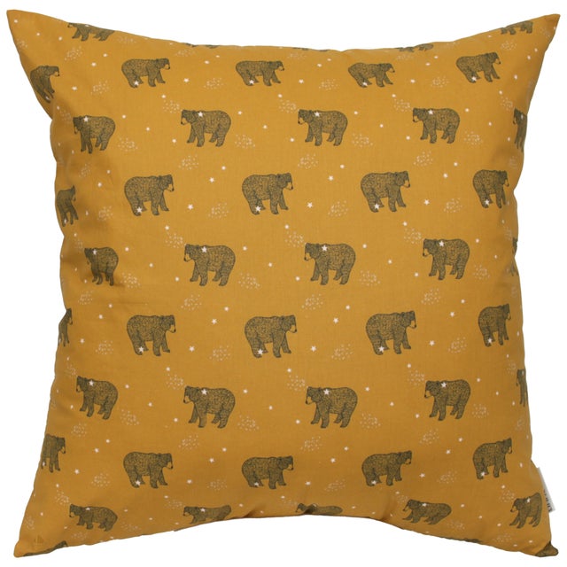 Housse de coussin 60x60 cm BALOO marron Or