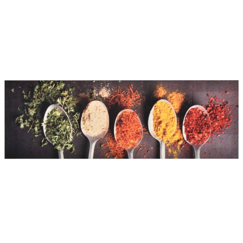 Kuchenny dywanik podłogowy Spoons, 60x180 cm vidaXL