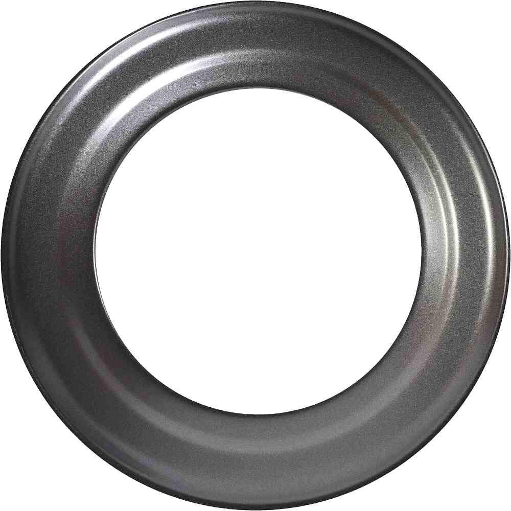 FIREFIX 1761 - Rosetta per canna fumaria da 2 mm, diametro 150-165 mm, per camini e focolari, Senotherm, nero, regolabile