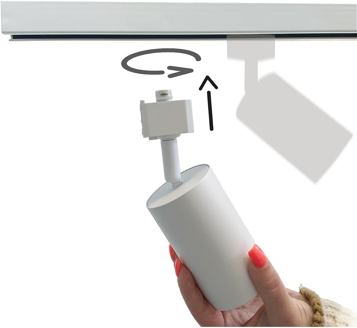 Connecteur linéaire type I monophasé guide de joint de voie COULEUR BLANC - 7