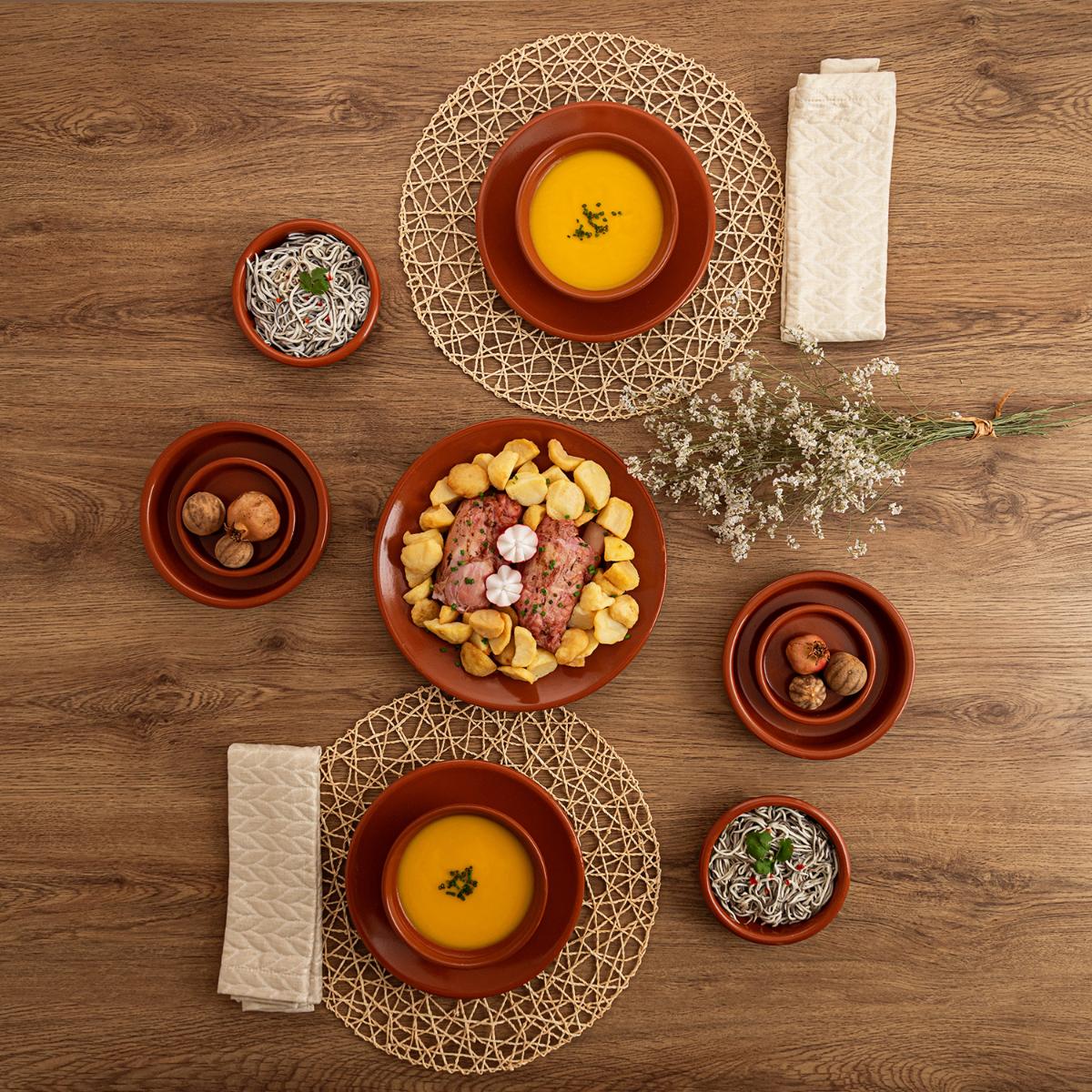 Plato Churrasco Barro 22cm Raimundo Barro Profesional - Marrón Apto ...