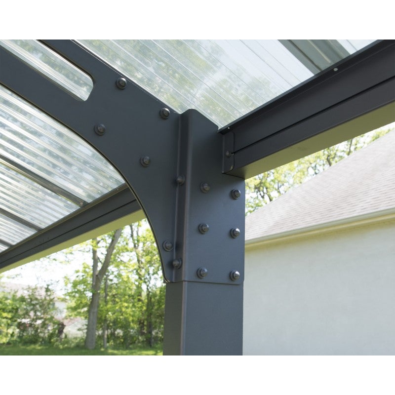 Carport Double Arizona Wave 4,95 x 5,78 m Gris Canopia - 8
