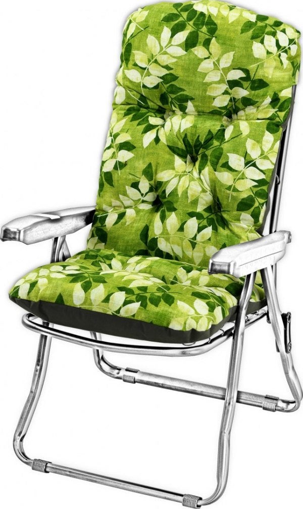 Poduszka na leżak bez podnóżka AMPO gruba zielony beżowy 1 szt.