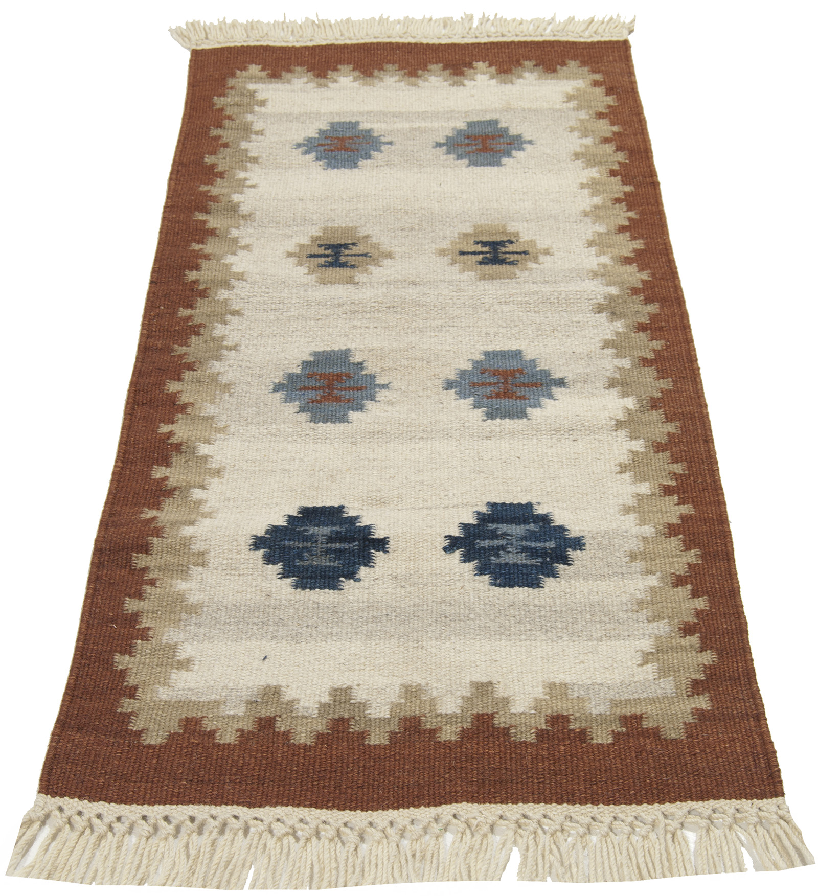 Oryginalny, autentyczny i ręcznie robiony kilim 120x60 cm