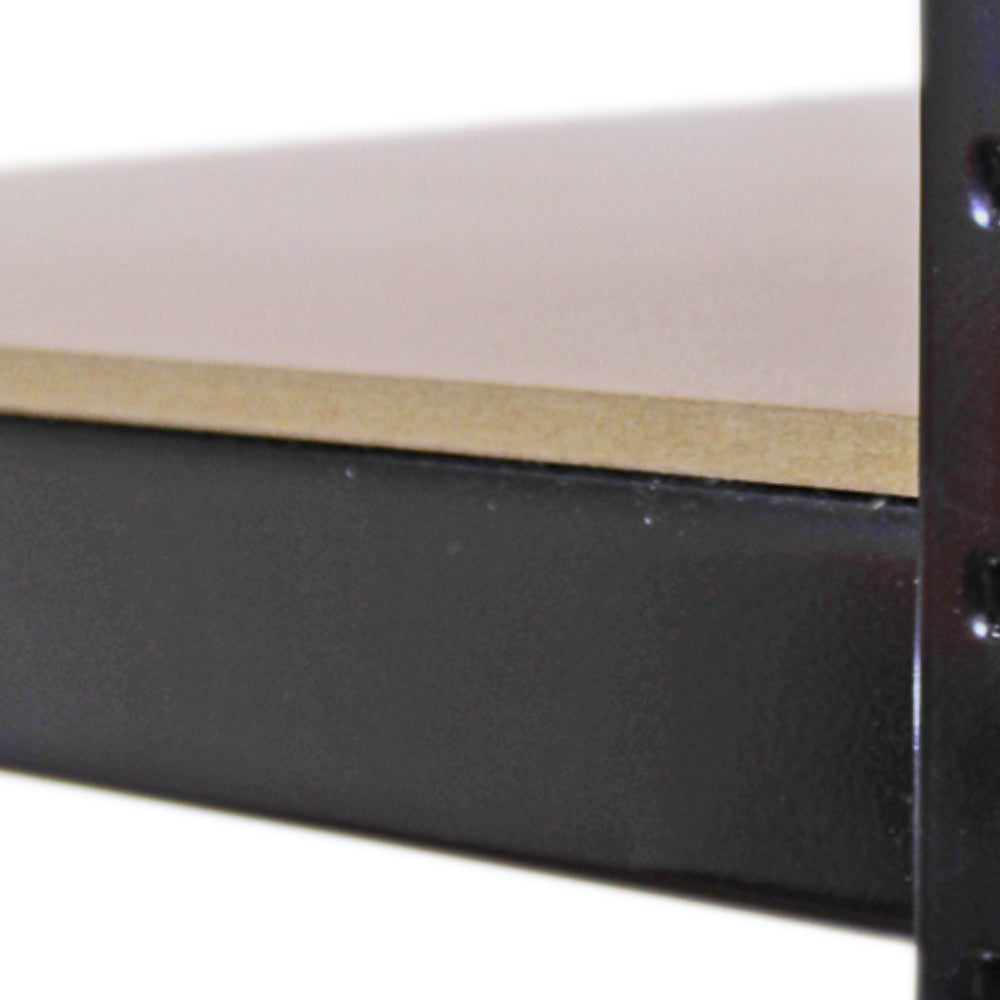 Monster Racking - Lot de 3 Rayonnages T-Rax en Acier Sans Boulons Noirs 90cm x 45cm x 180cm - 8