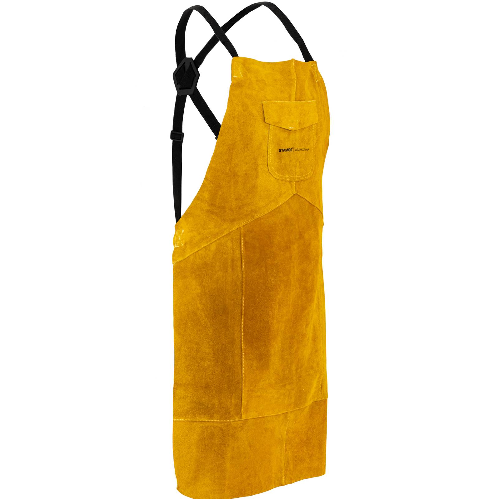 Veste De Soudeur En Cuir Stamos - Protection Professionnelle Contre Chaleur Et étincelles, Taille M