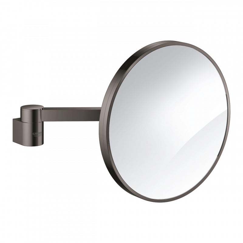 Oglinda barbierit Grohe 41077A00, Selection, pivotanta, factor marire 7X, metal, lucios, grafit