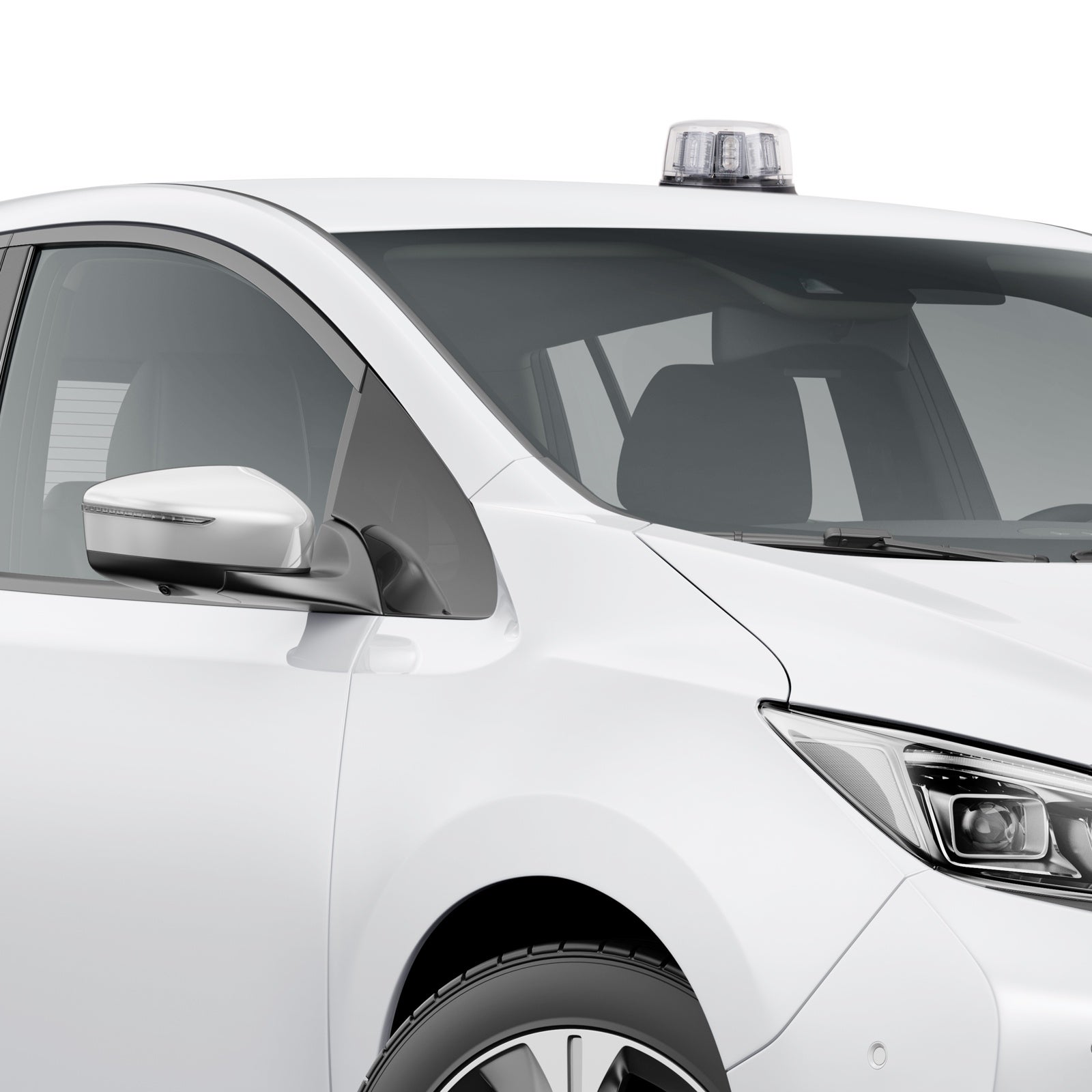 Luce LED rotante per accendisigari da auto colore rosso - 2