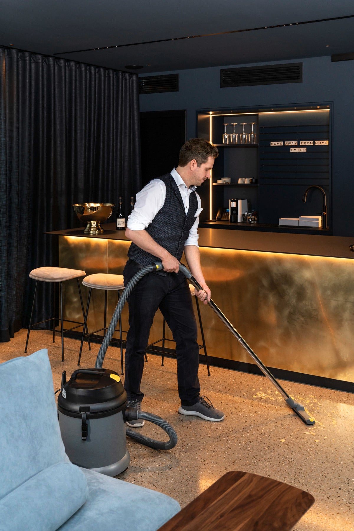 Aspirateur de chantier eau et poussières professionnel Karcher NT 27/1 Adv, 24,9 kPa, 27 l - 5