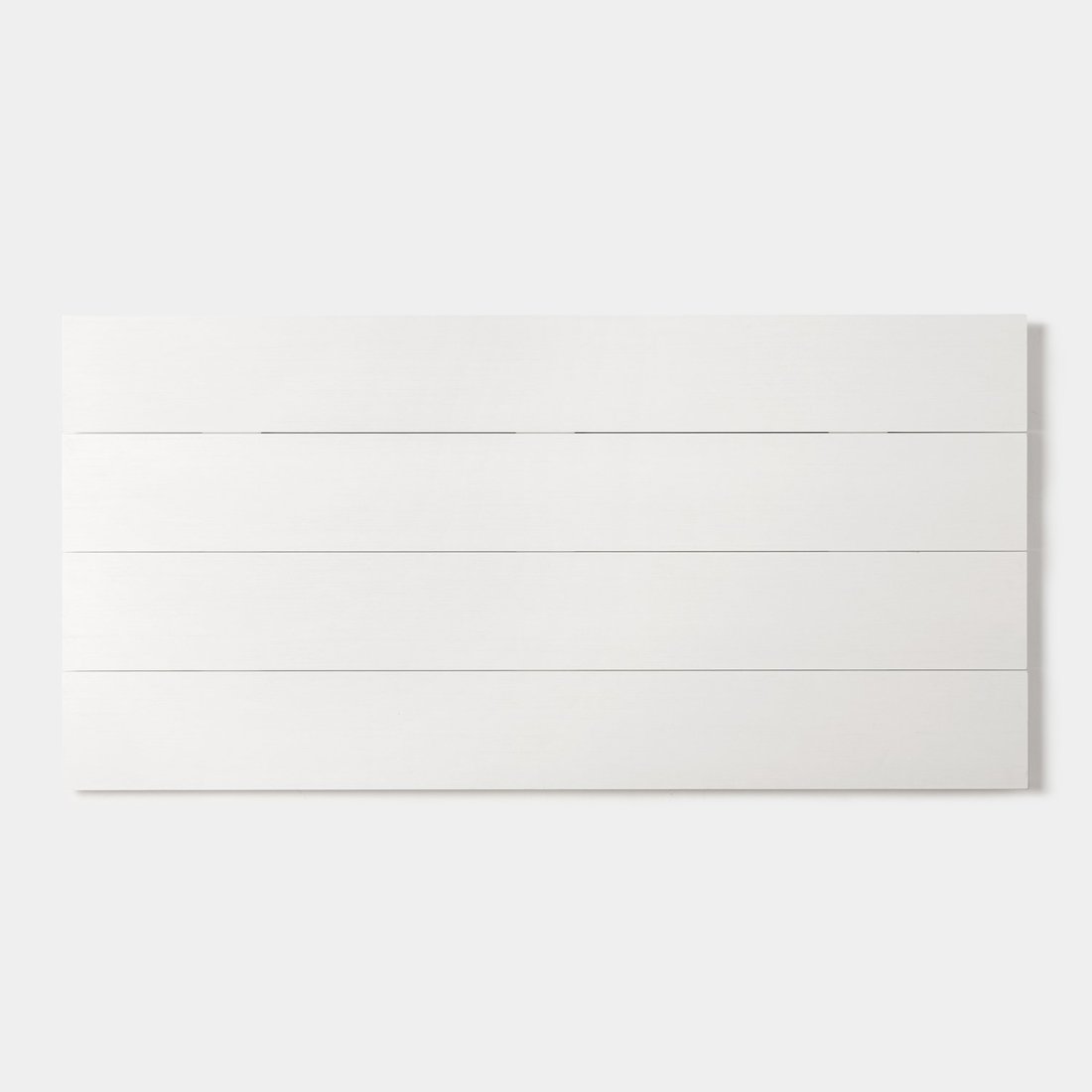 Cabecero doble efecto madera blanco 162x80 cm - 3