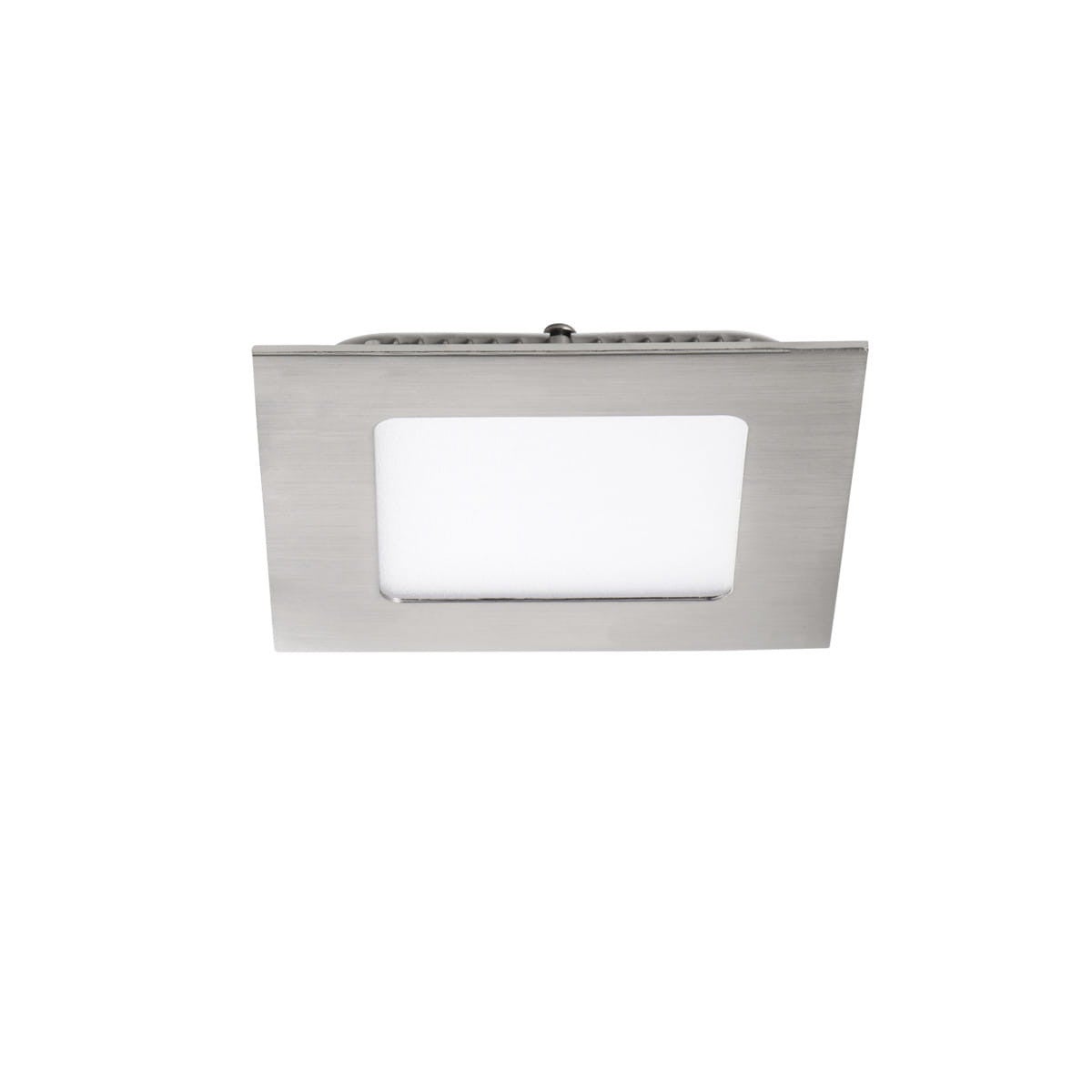 Oprawa stropowa sufitowa wpuszczana Katro nikiel satynowany LED 6W 4000K 300lm wym: 2 x 12 x 12 cm Kanlux
