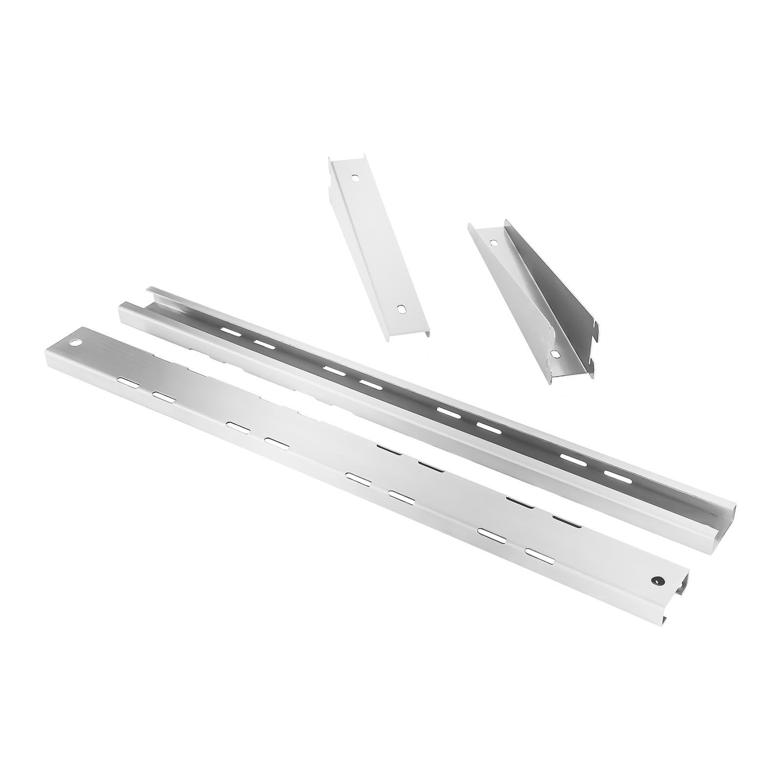 Étagère murale - Royal Catering - 140 cm de long - 2 plateaux - Acier inoxydable - 7