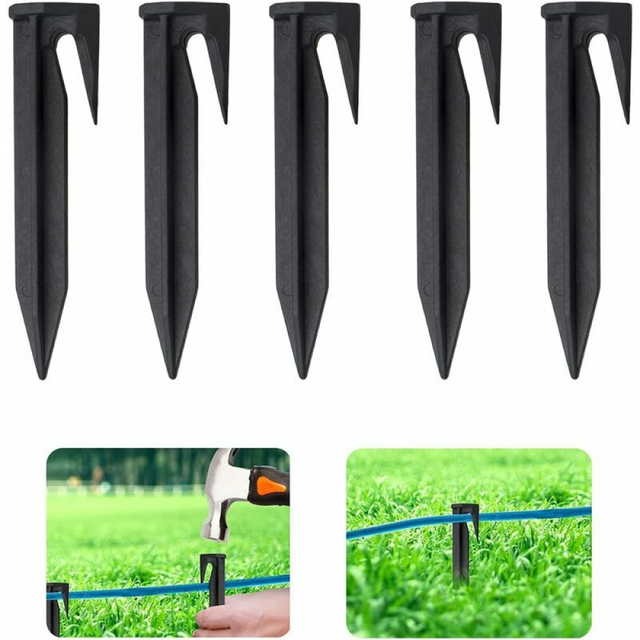 Picchetti per filo perimetrale, 100 pezzi di picchetti per tosaerba robotizzati per Gardena Husqvarna Worx Bosch