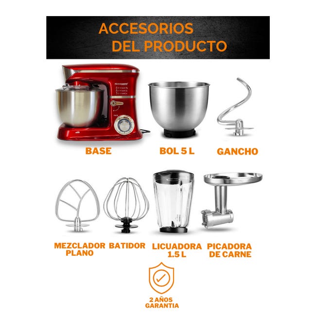 Amasadora Licuadora Batidora Diferencia Robot Amasadora Batidora
