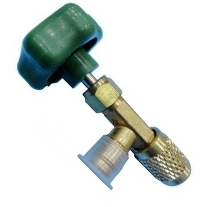 Valvula Servicio Envase Gas R600, R290 y R436V Isobutano 7/16 H x 1/4 M ...