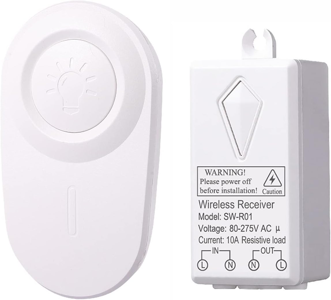 Kit de interruptor y receptor remoto, relé inalámbrico portátil pequeño ...
