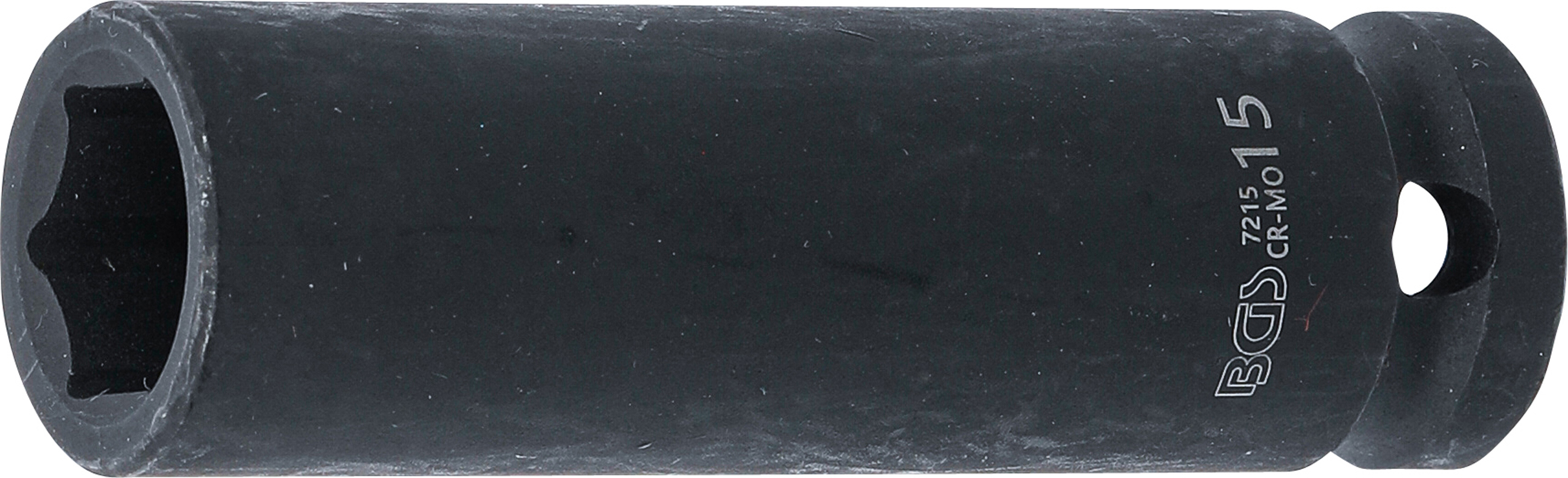 BGS nasadka udarowa długa 15 mm 12,5 (1/2) - 7215