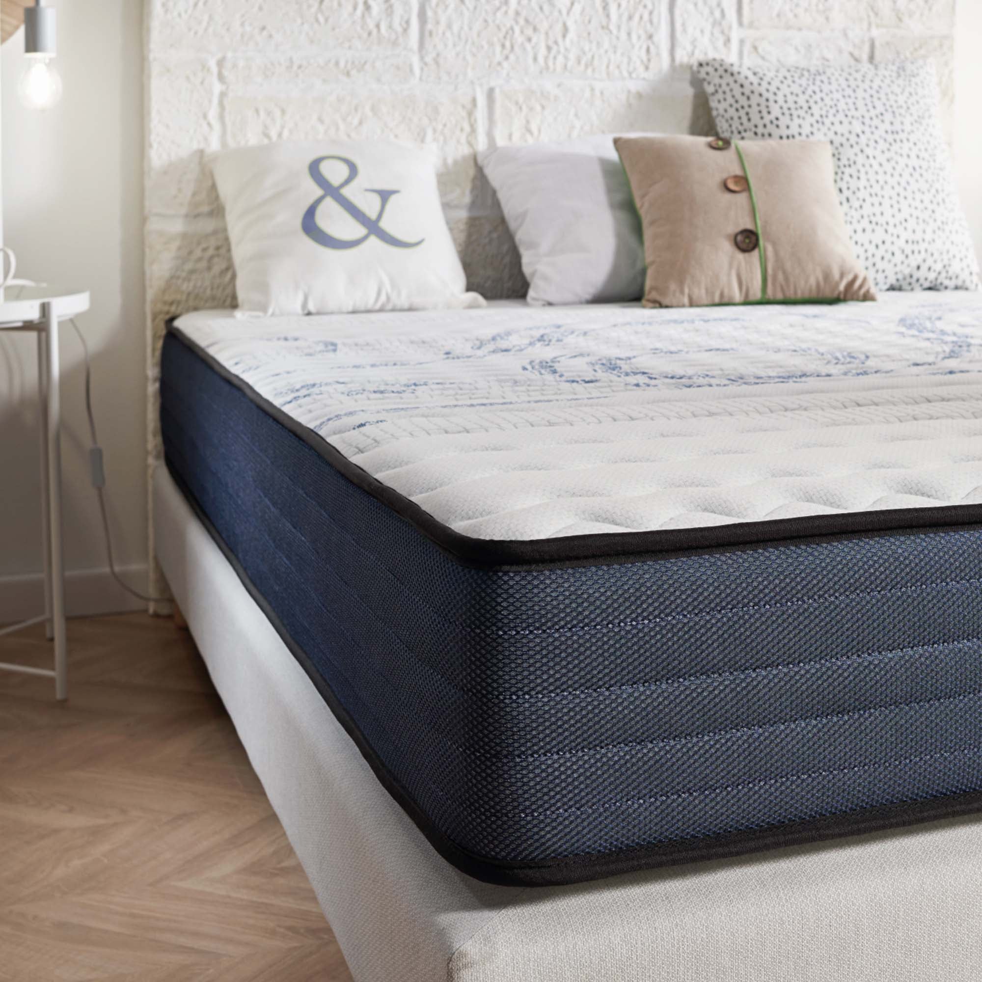 Matelas Perfectsleep 90x190 cm - Mousse à mémoire de forme HR - Blue Latex - Epaisseur 21 cm - 7 Zones - Respirant - Hypoallergénique - 2