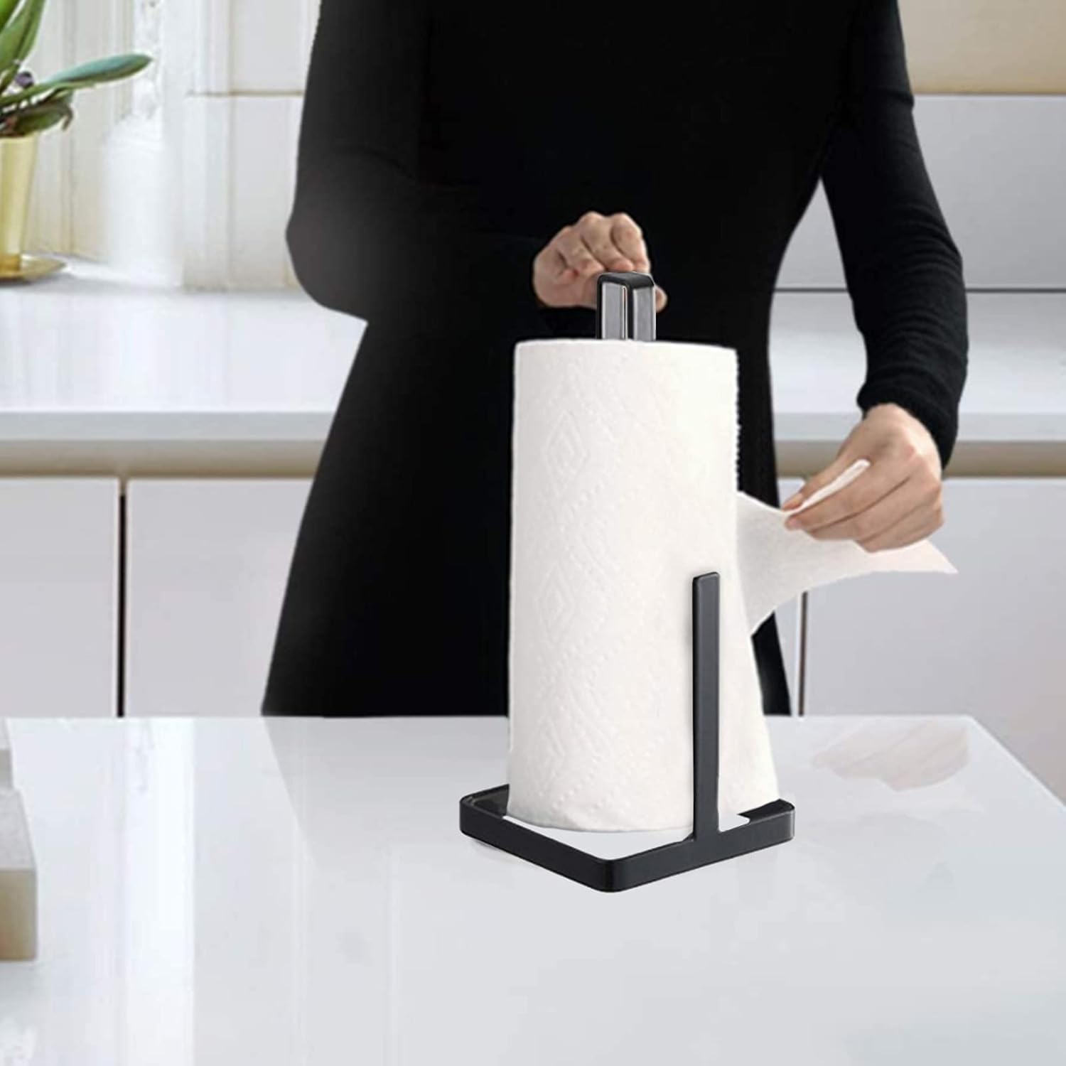 Porte-serviettes En Papier De Cuisine Support Pratique Essuie-tout