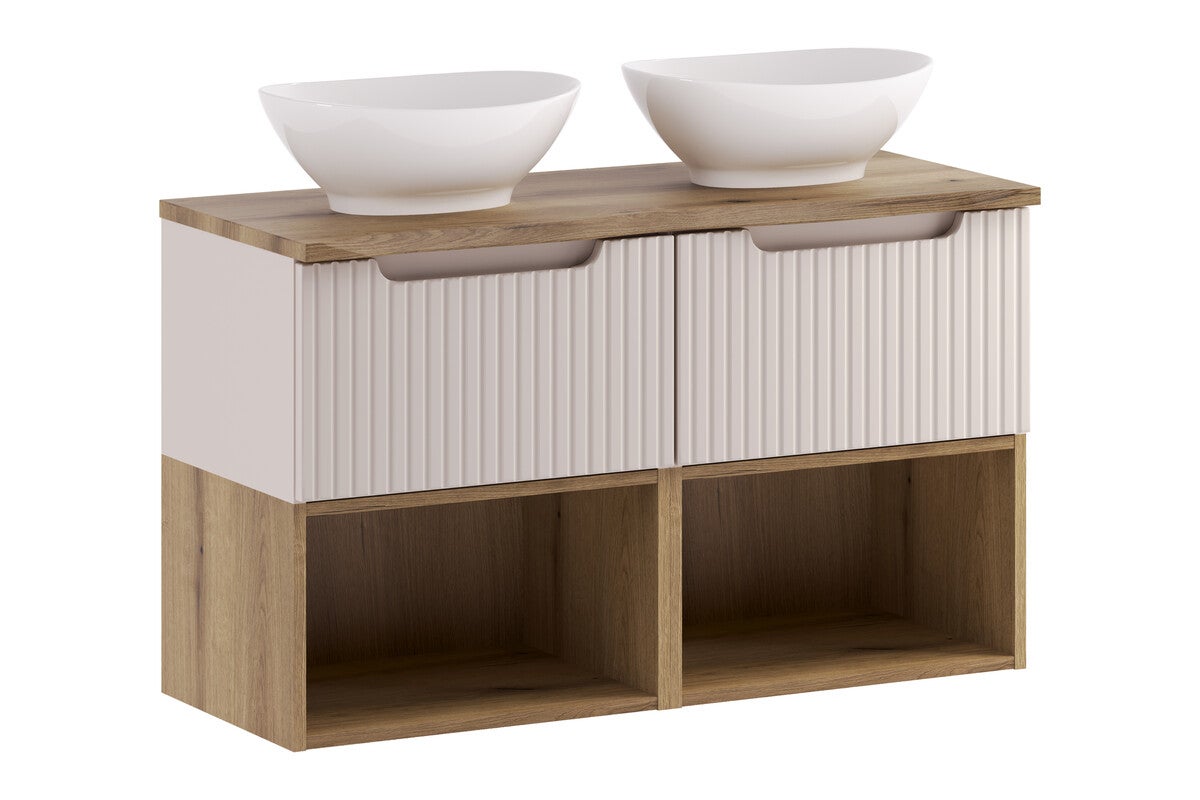 Regał dolny 60 cm dąb coast evoke otwarty moduł - 9