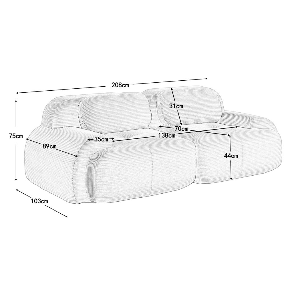 Canapé Loveseat 82