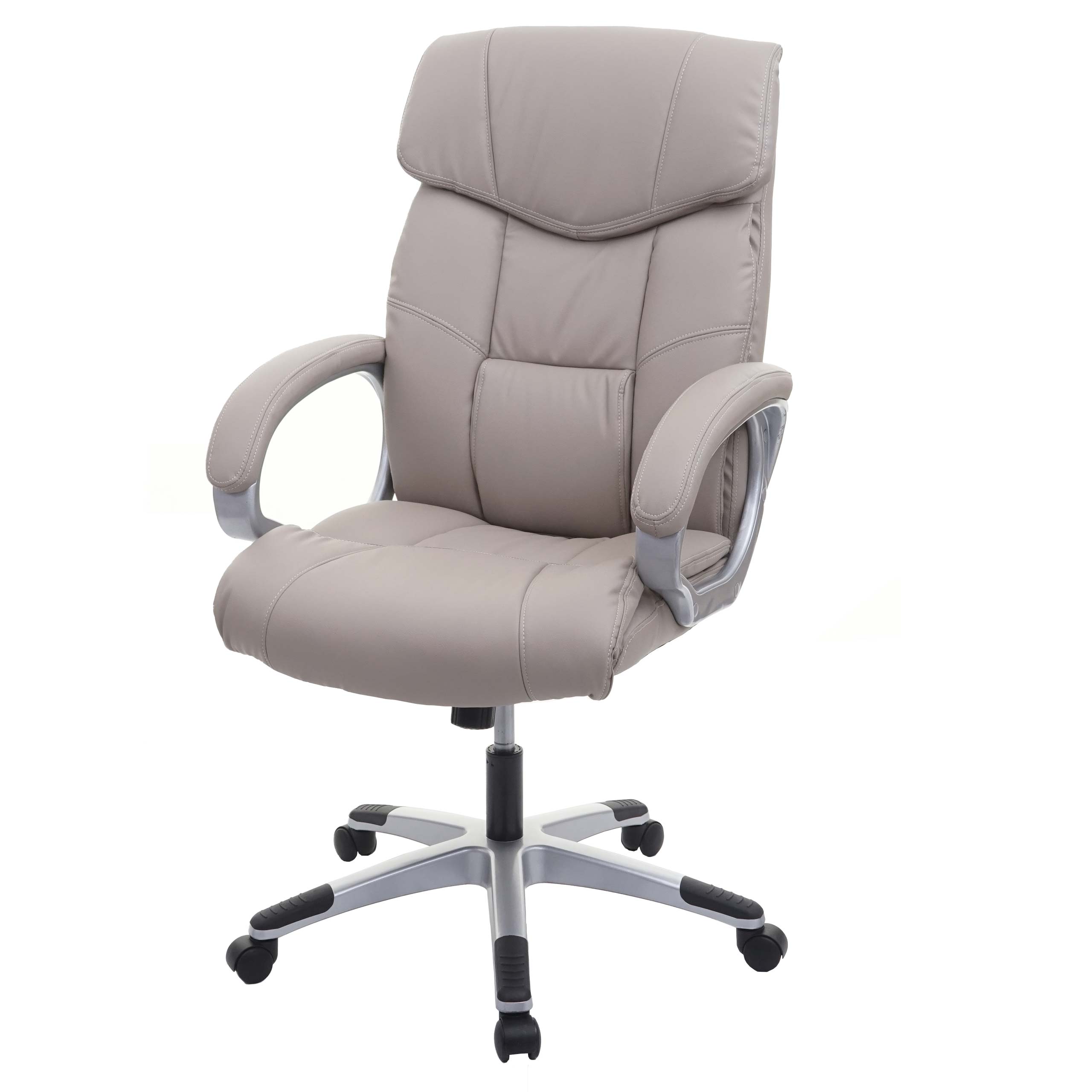 FurnitureR Sedia Ufficio Per Casa, Computer, Regolabile, Senza Braccioli, Girevole, Grigia, Per Ragazzi E Studio - 2