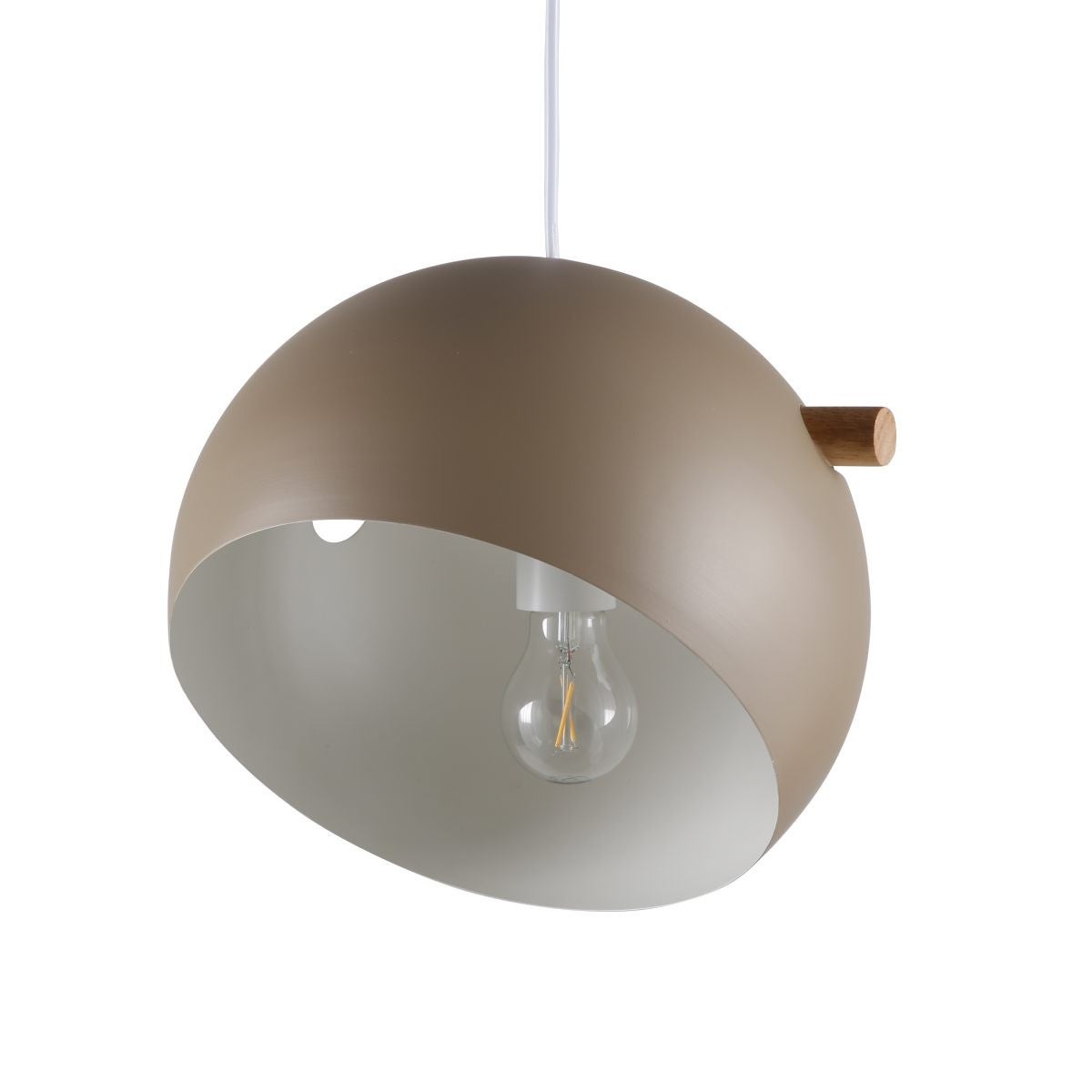 Tubbie oświetlenie lampa wisząca Ø29cm stal beżowy.