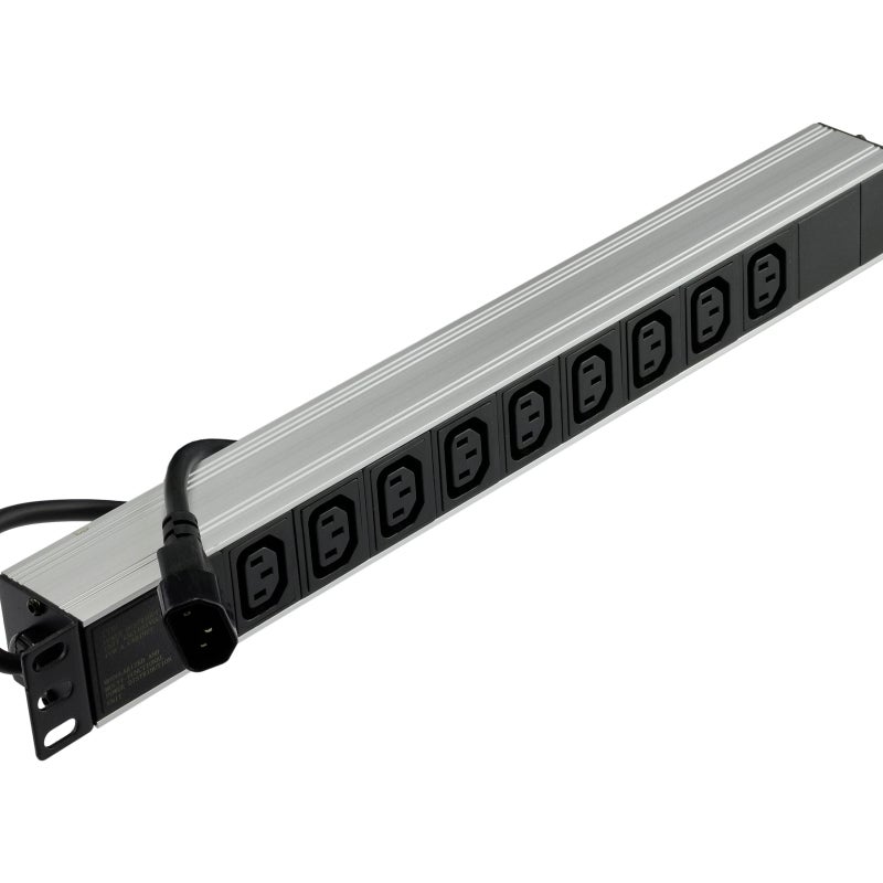 Фото - Інше мережеве обладнання NEKU Listwa zasilająca RACK 19'' C13 wtyk UPS C14