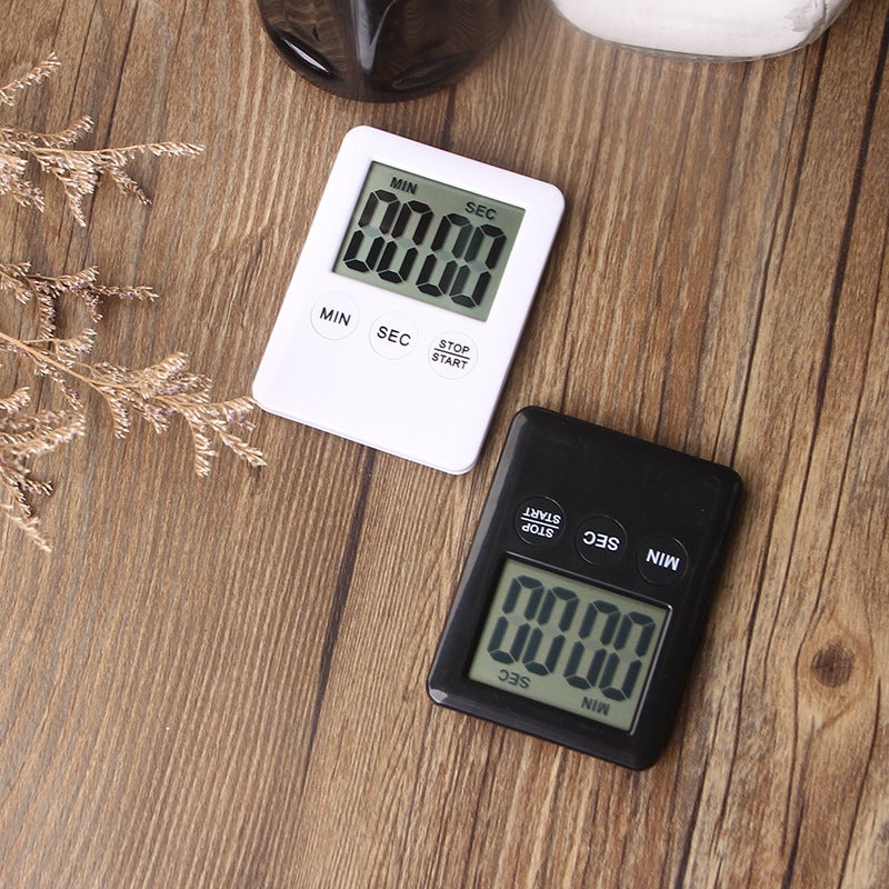 1 Unidade de Cronômetro Digital de Cozinha Mini Magnético com LED, Temporizador de Contagem Regressiva para Cozinhar, Brincar, Assar e se Exercitar. - 5