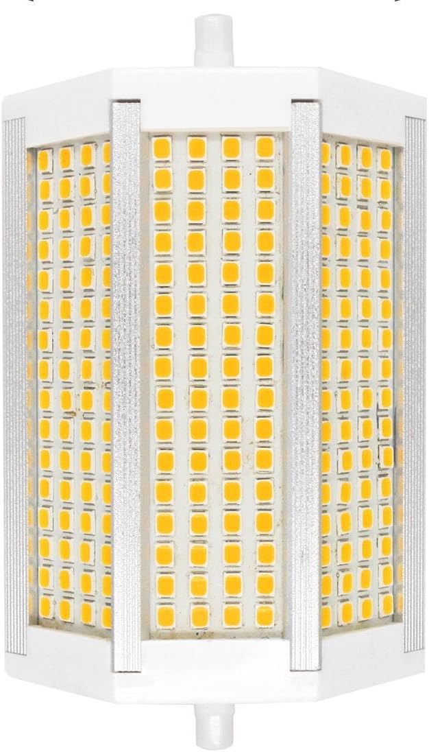 Halogeenlamp R7S 118 mm 300 W dimbaar, 220-240 V, 4500 lm, warmwit, 2700 K, lineaire halogeenprojector J118 R7S voor plafondlampen, landschapsverlichting, veiligheidswerklicht, 5 stuks